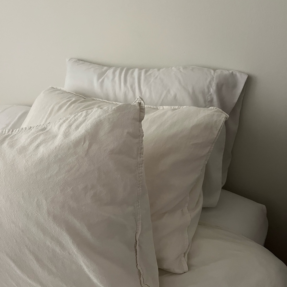 Two White Pillows